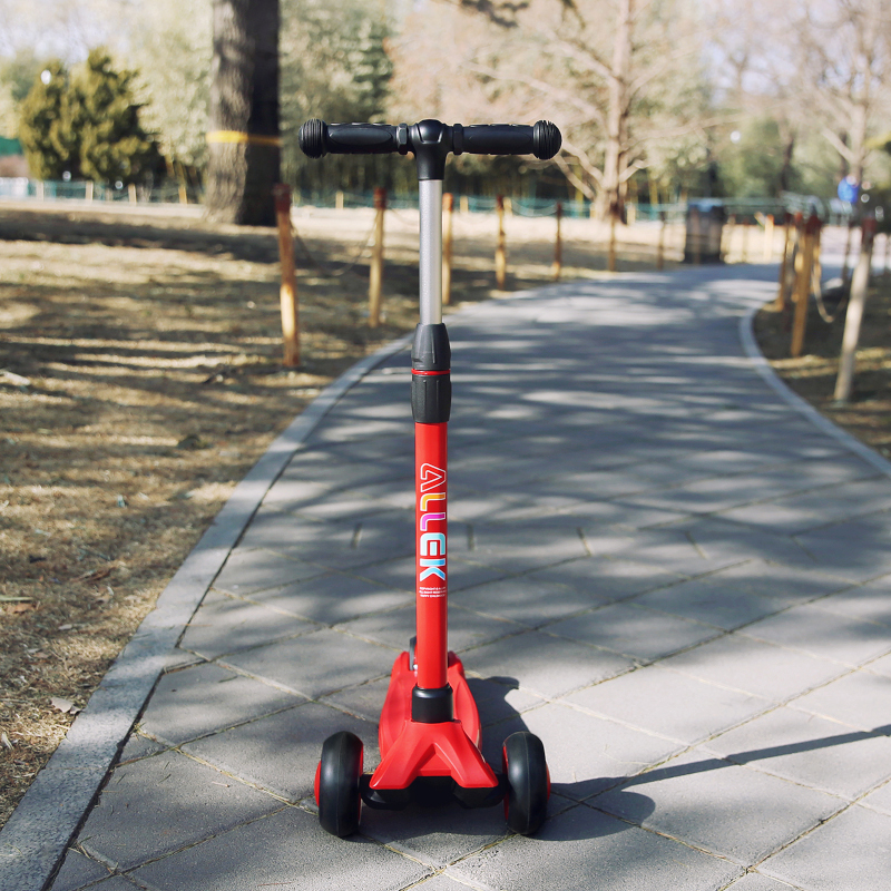 allek scooter b03 red pink girl balance training